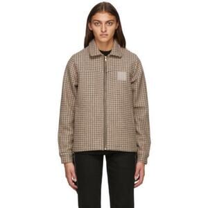 Noon Goons Brown Houndstooth Club Jacket - S
